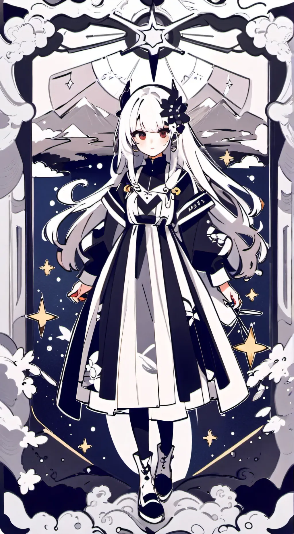 ai character: kora hama  background