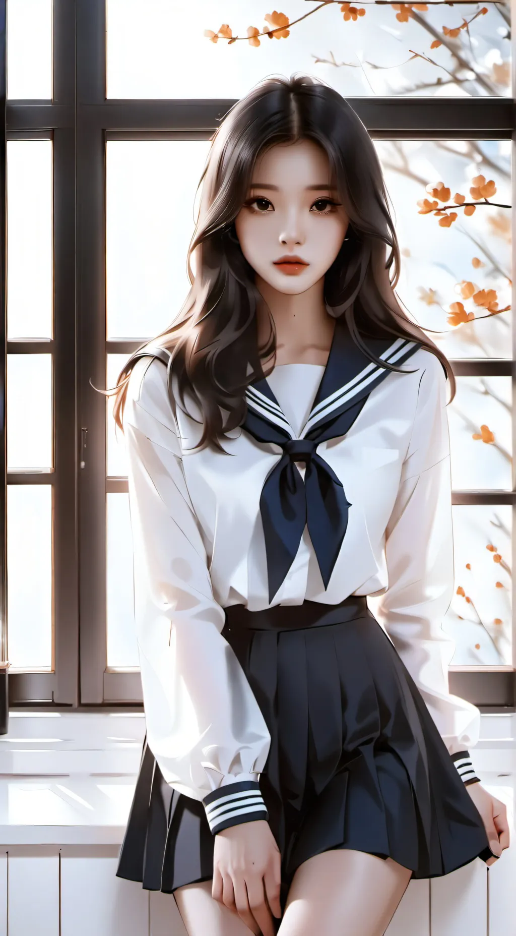 ai character: Amy✨️ background