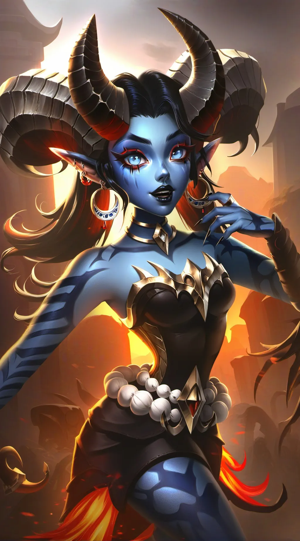 ai character: Seraphine background