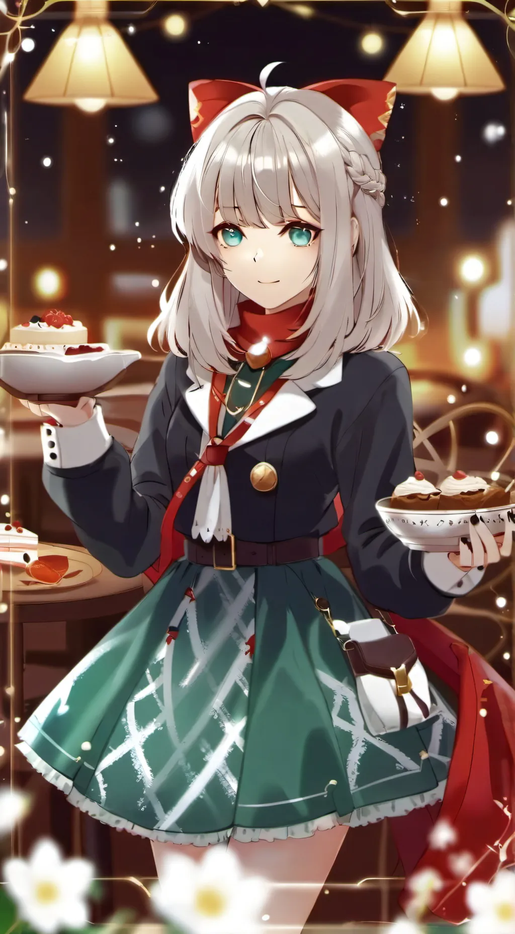 ai character: Подруга background