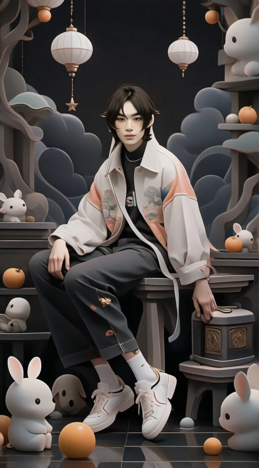 ai character: Hwang hyunjin background