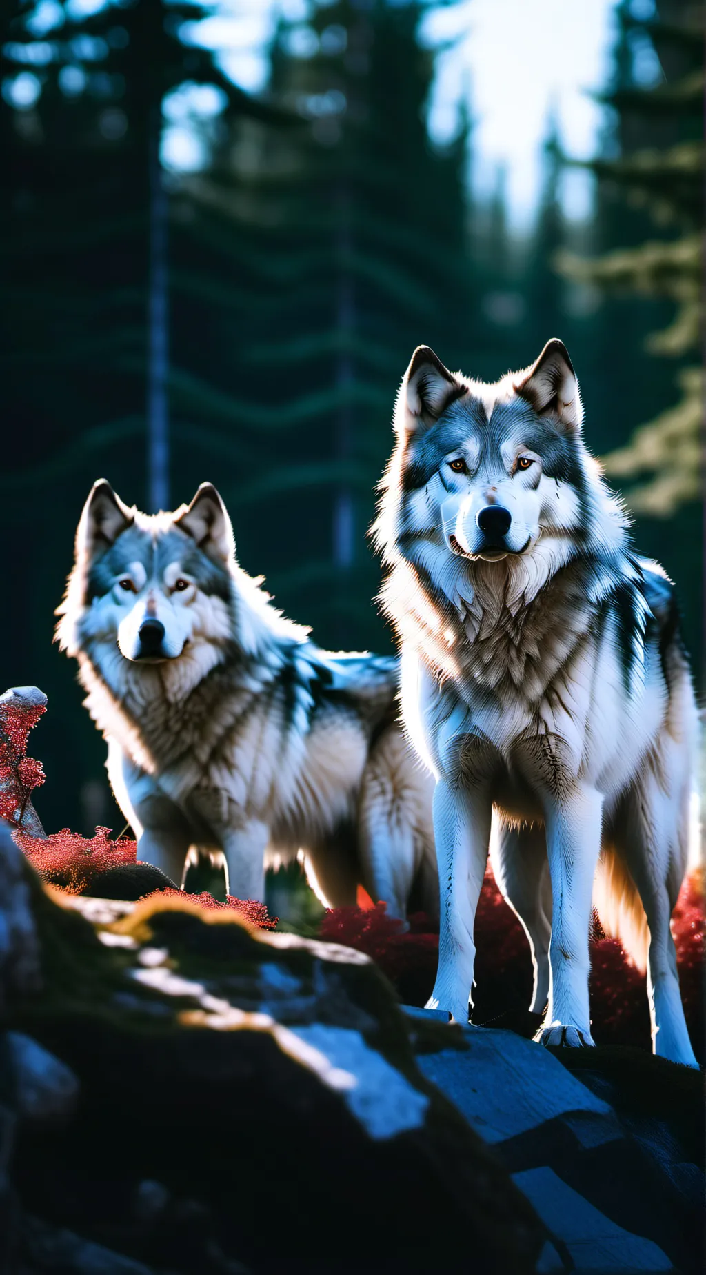 ai character: Twilight Wolves background