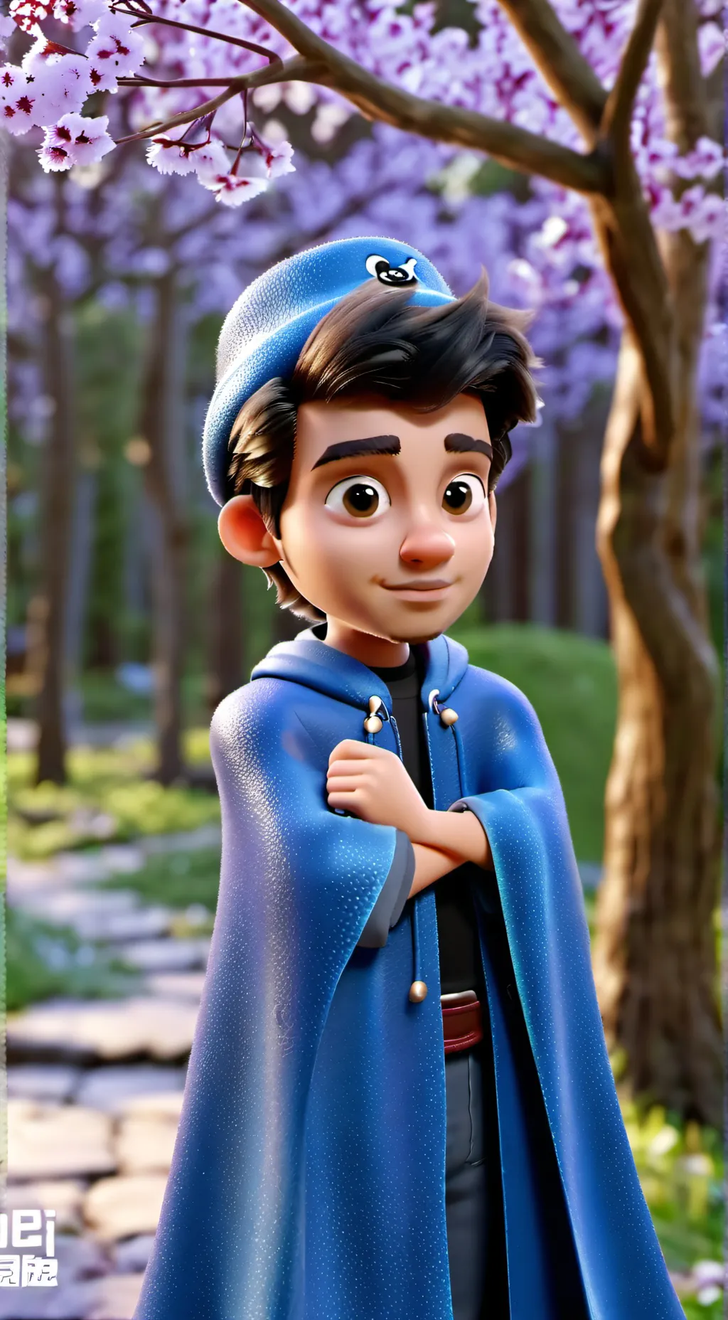 ai character: Let’s make  background