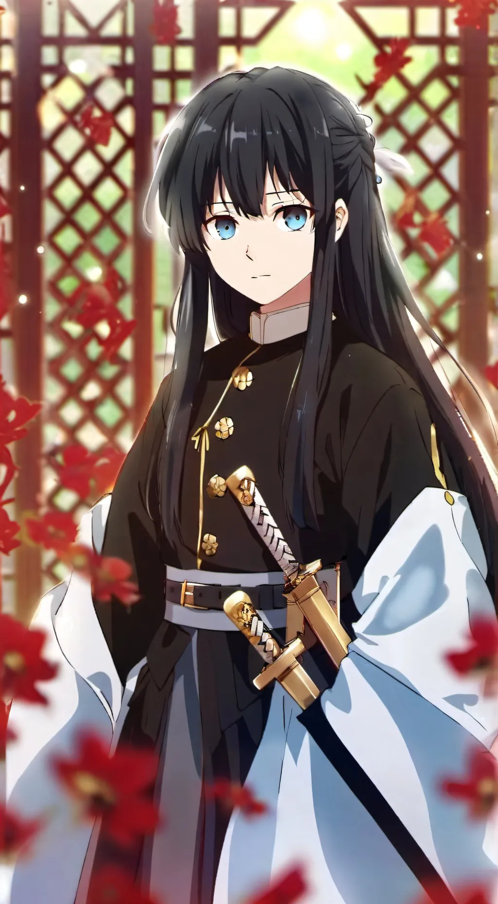 ai character: hashira background