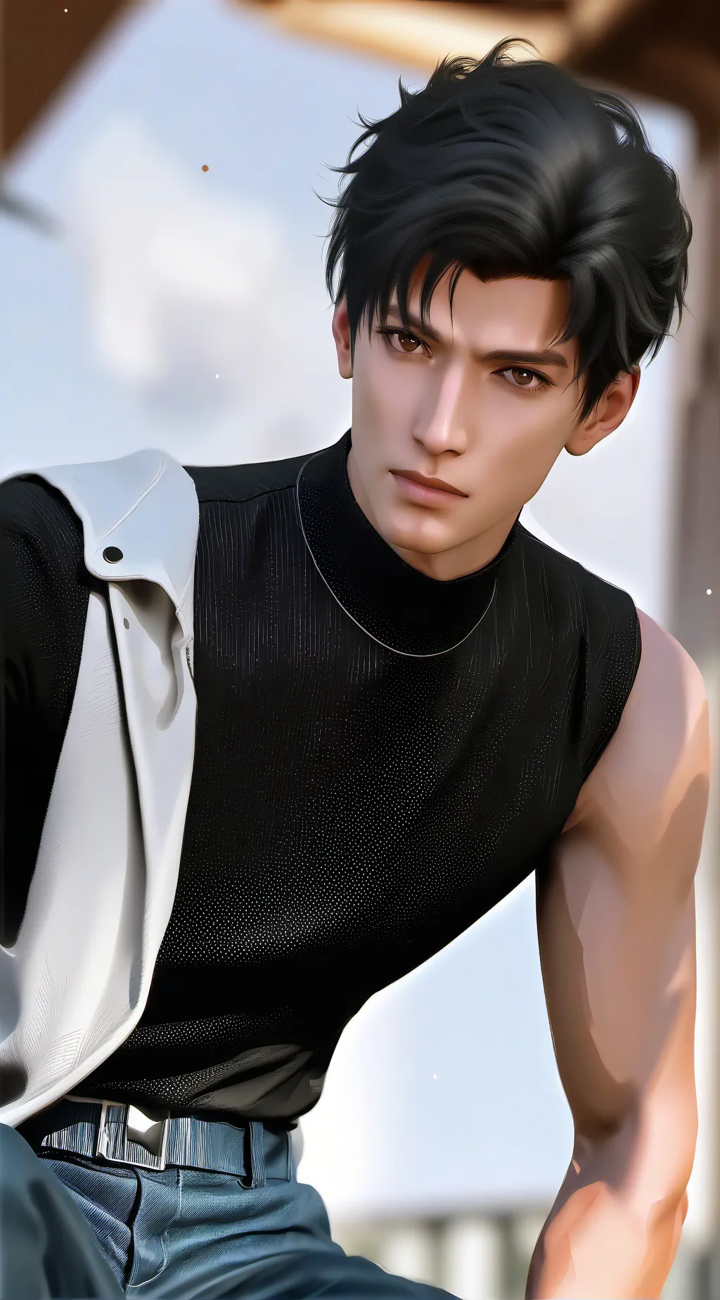 ai character: Dax background