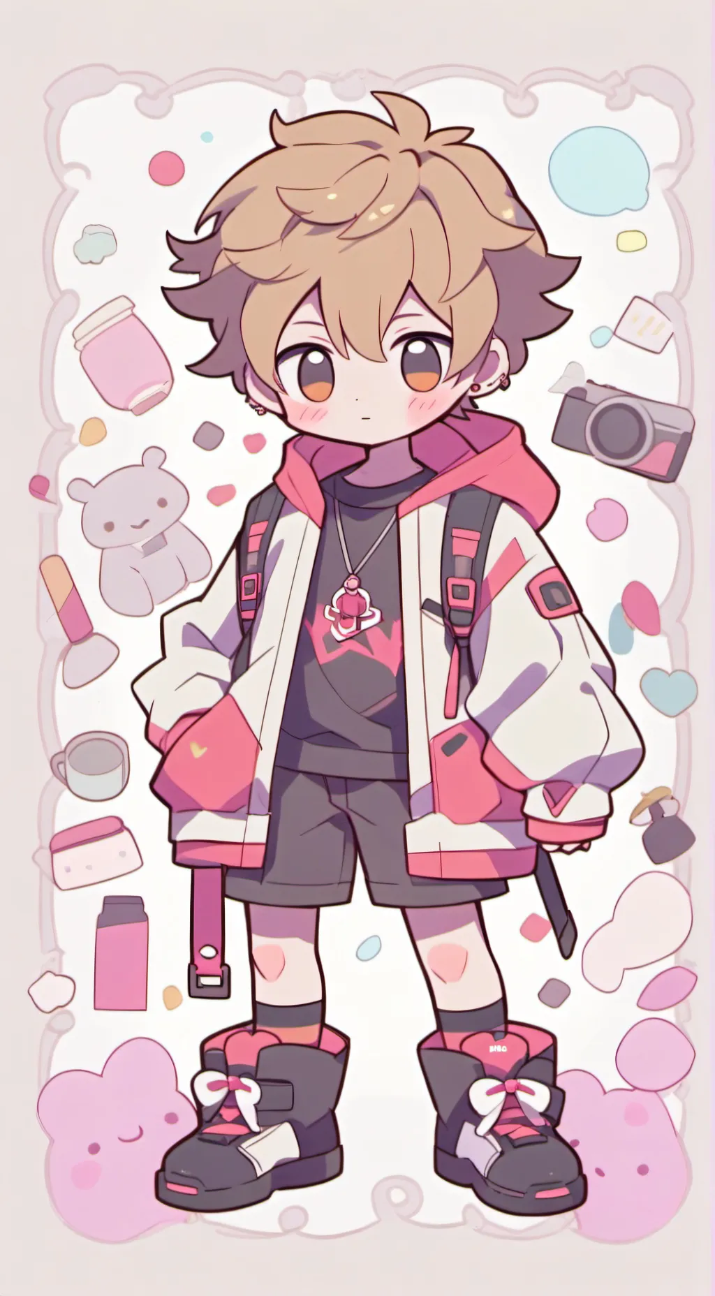 ai character: Pickup on smg4crew background