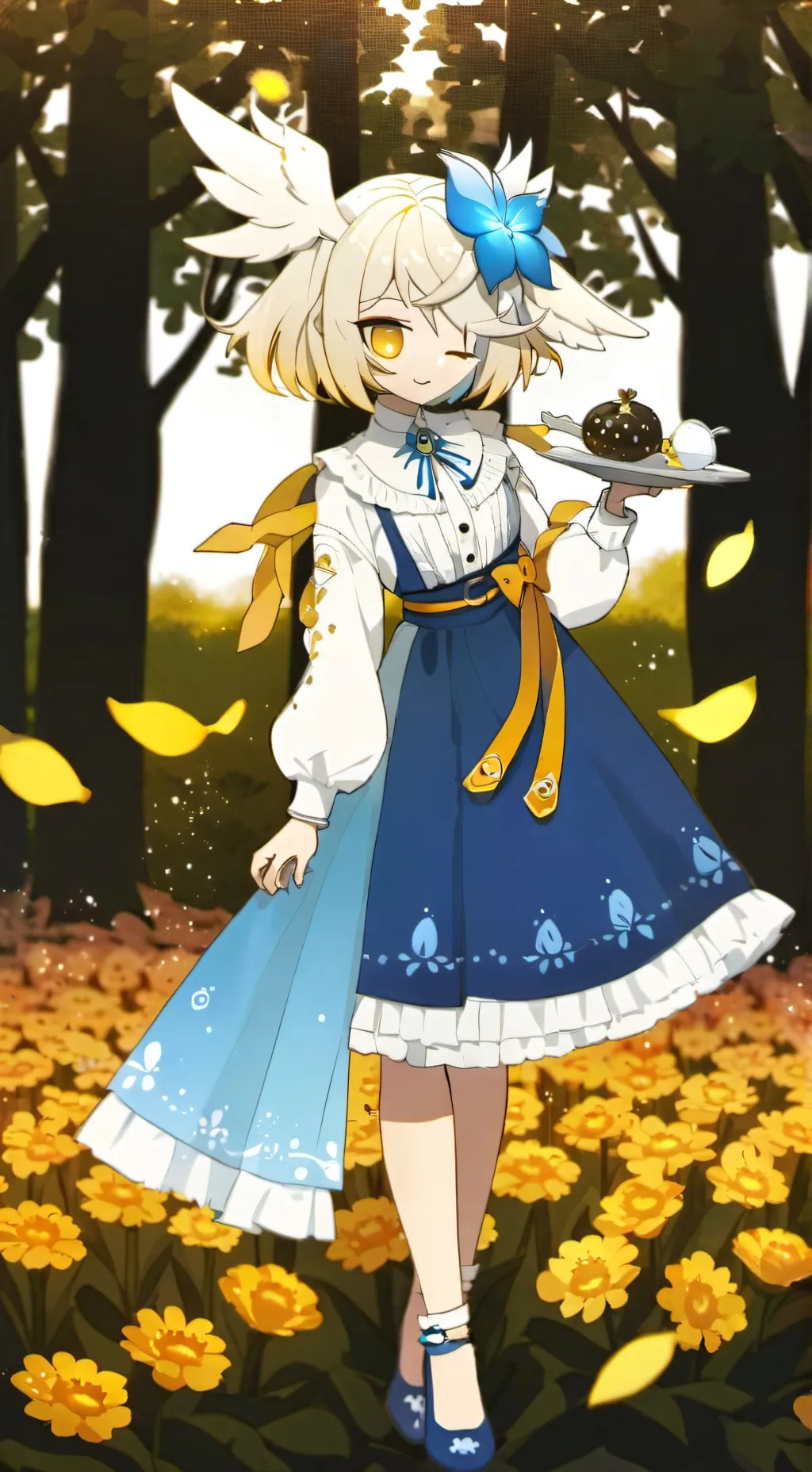 ai character: Fokus background