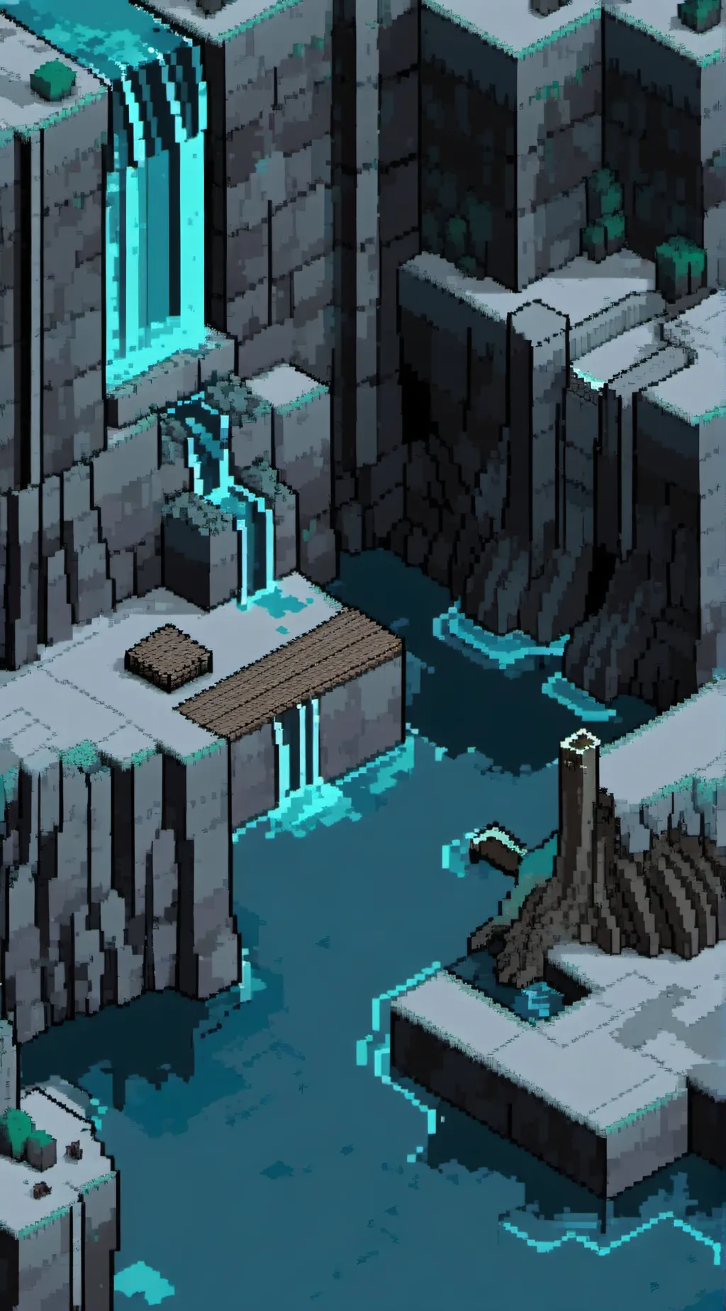 ai character: Minecraft background