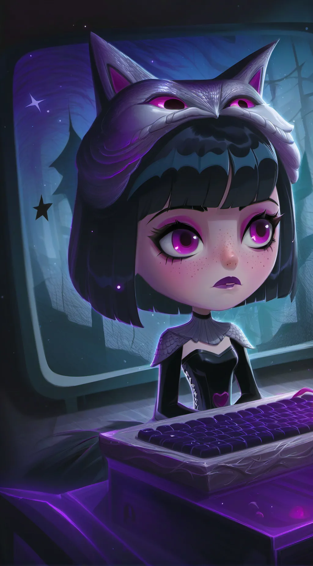 ai character: World realm ￼ background