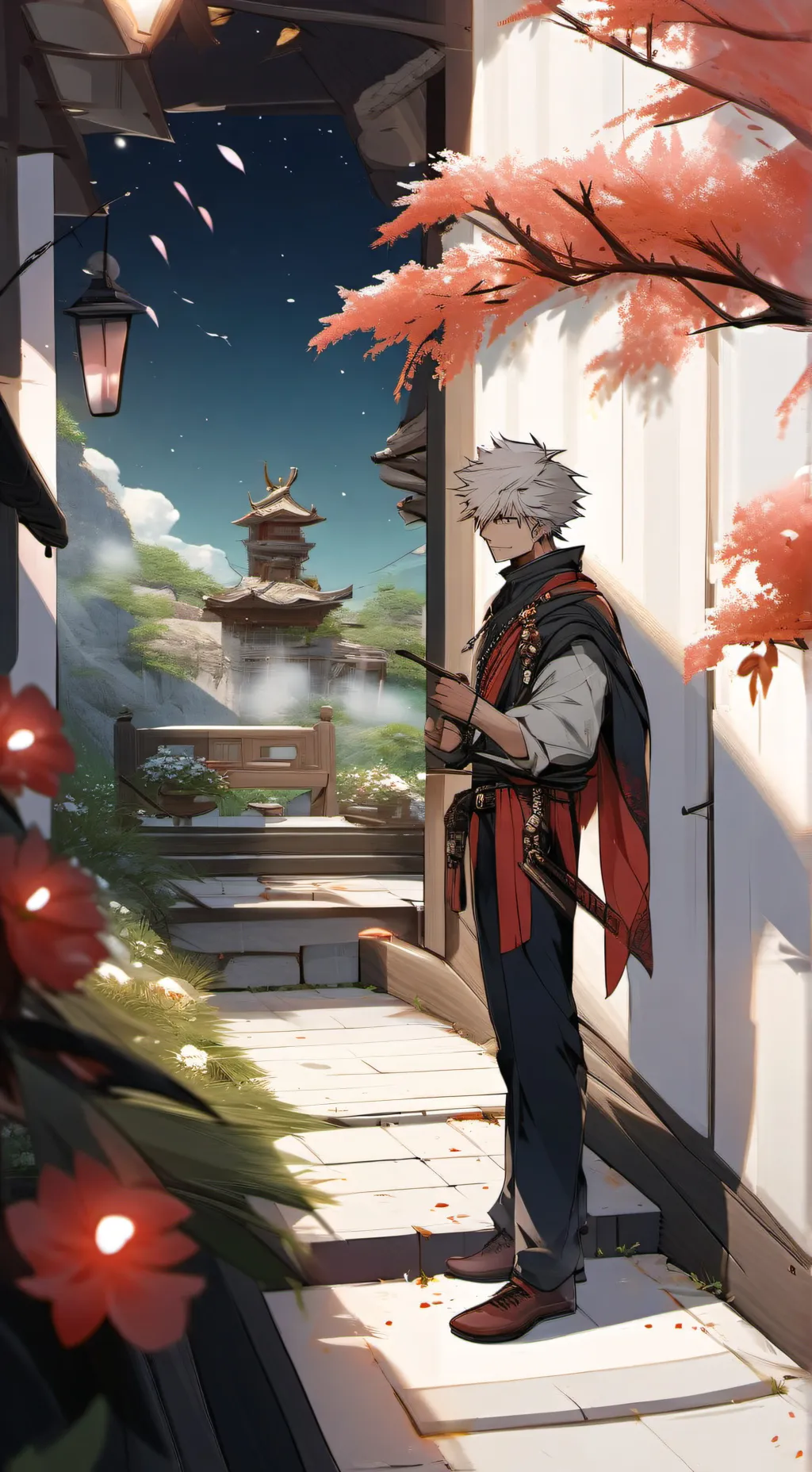 ai character: Bakugo background