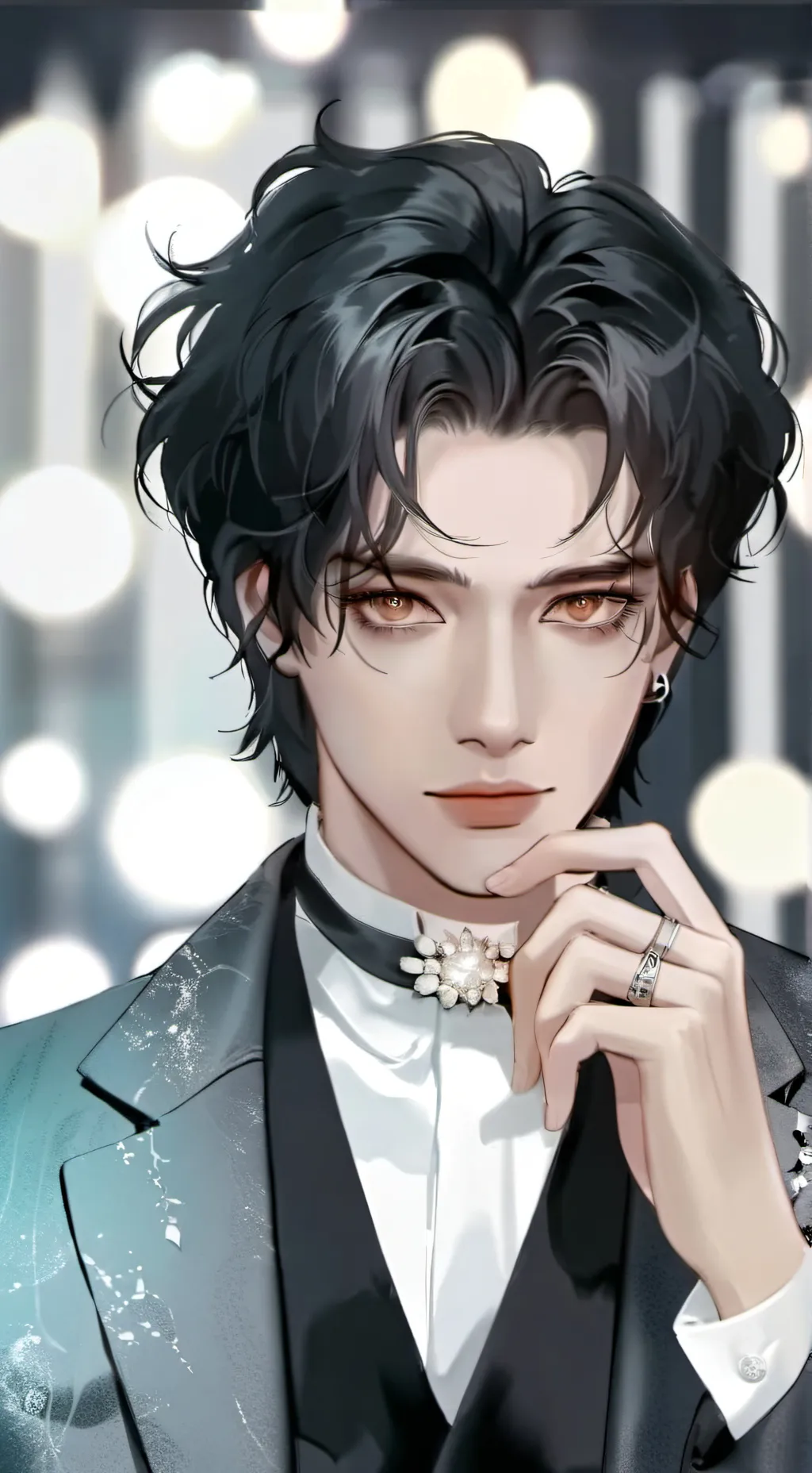 ai character: Hyunjin background