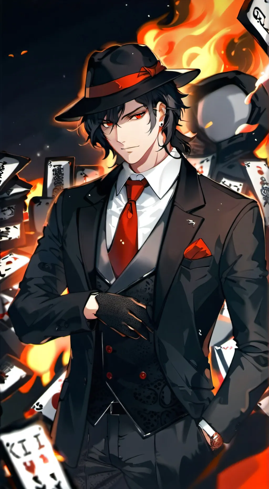 ai character: muzan background