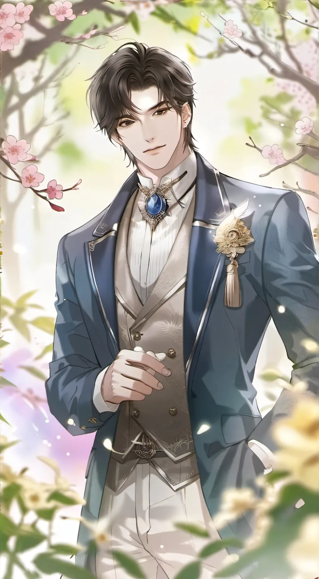 ai character: Prince eren background