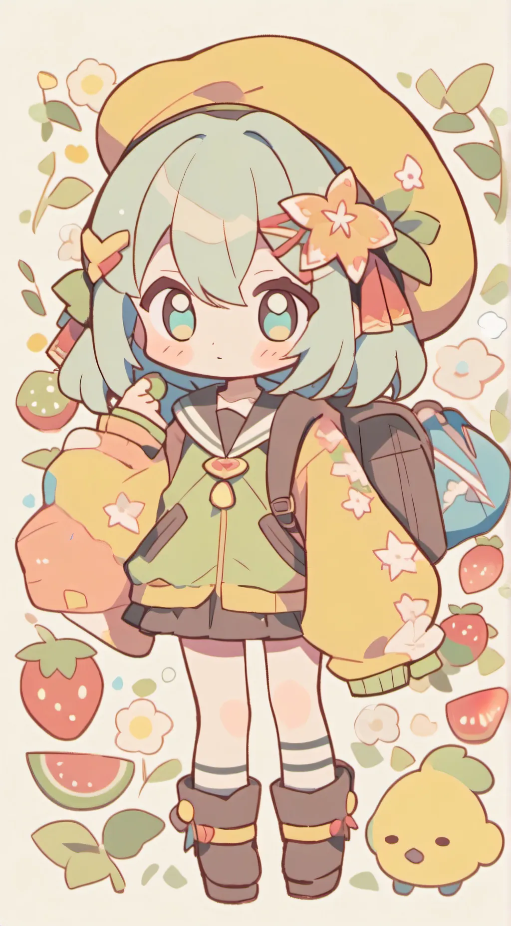 ai character: DS allergy  background