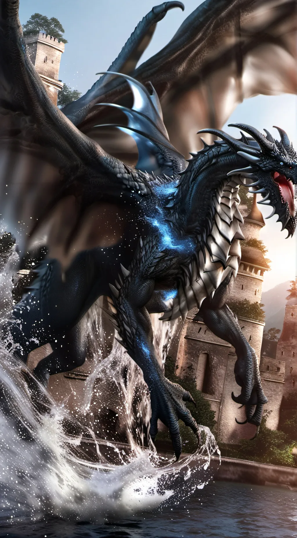 ai character: Canyon background