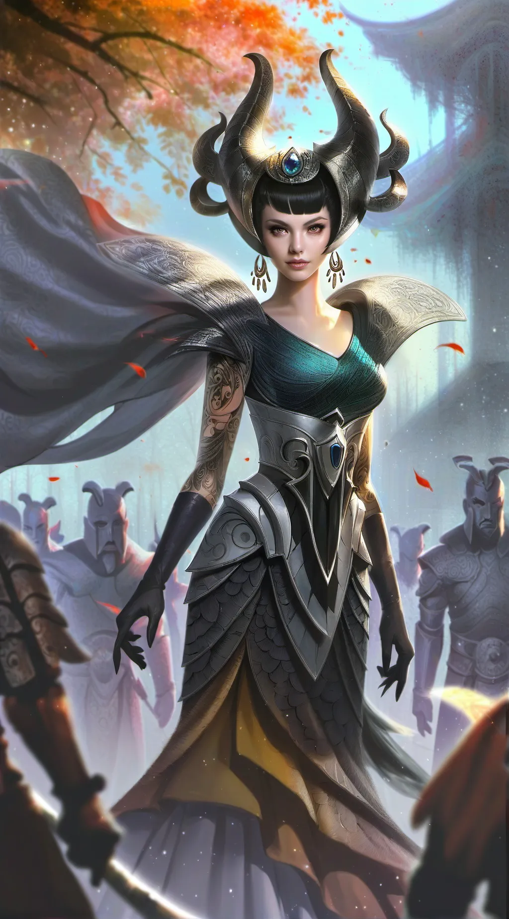 ai character: Vampire queen background