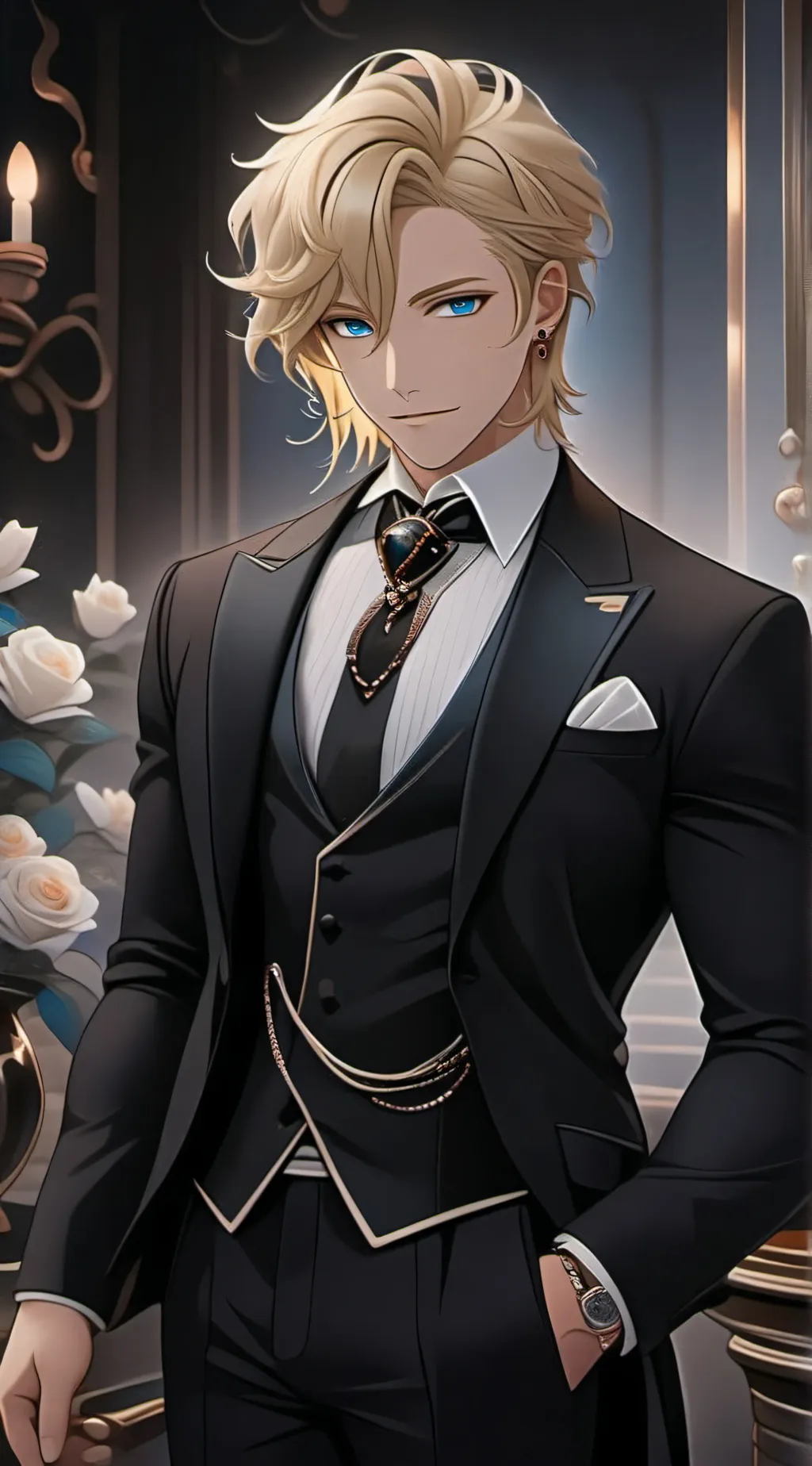 ai character: simon background