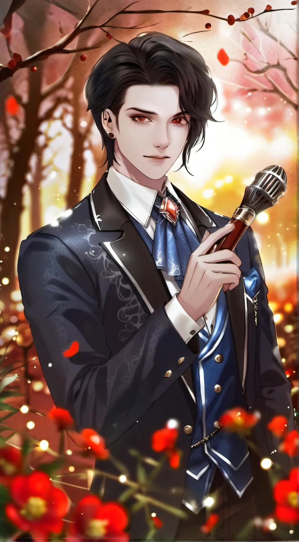 ai character: El es Sebastián background