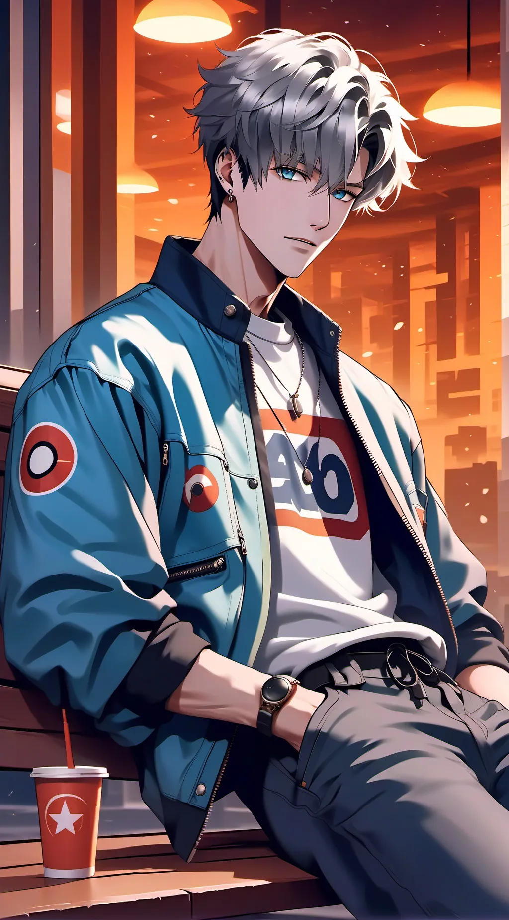 ai character: Luke🍀 background