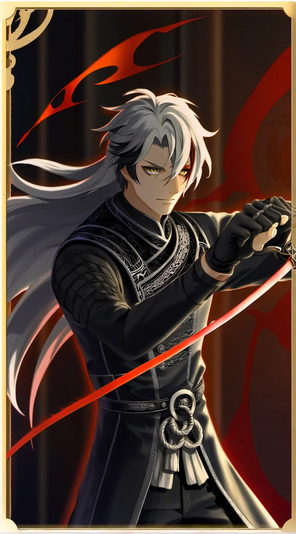 ai character: Genshin infection  background