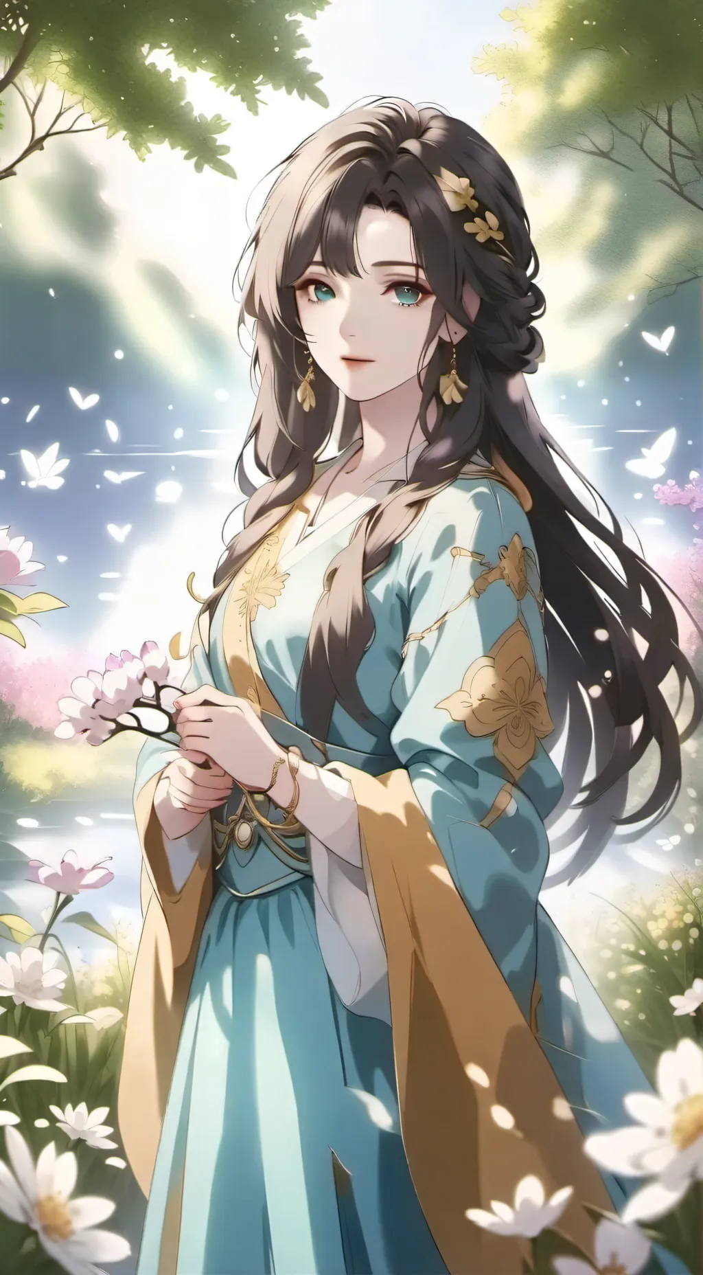 ai character: Serena  background