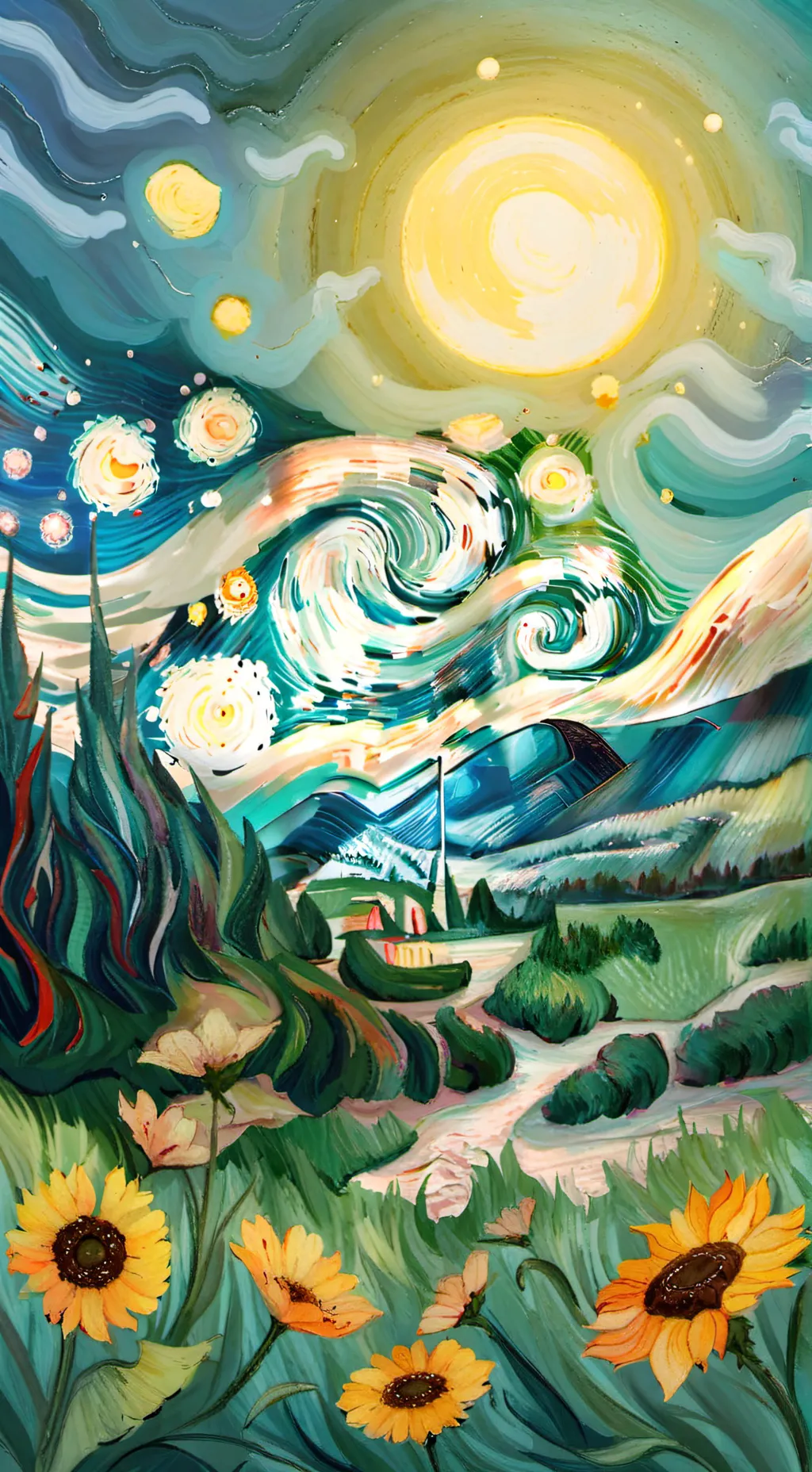 ai character: Vann gog background