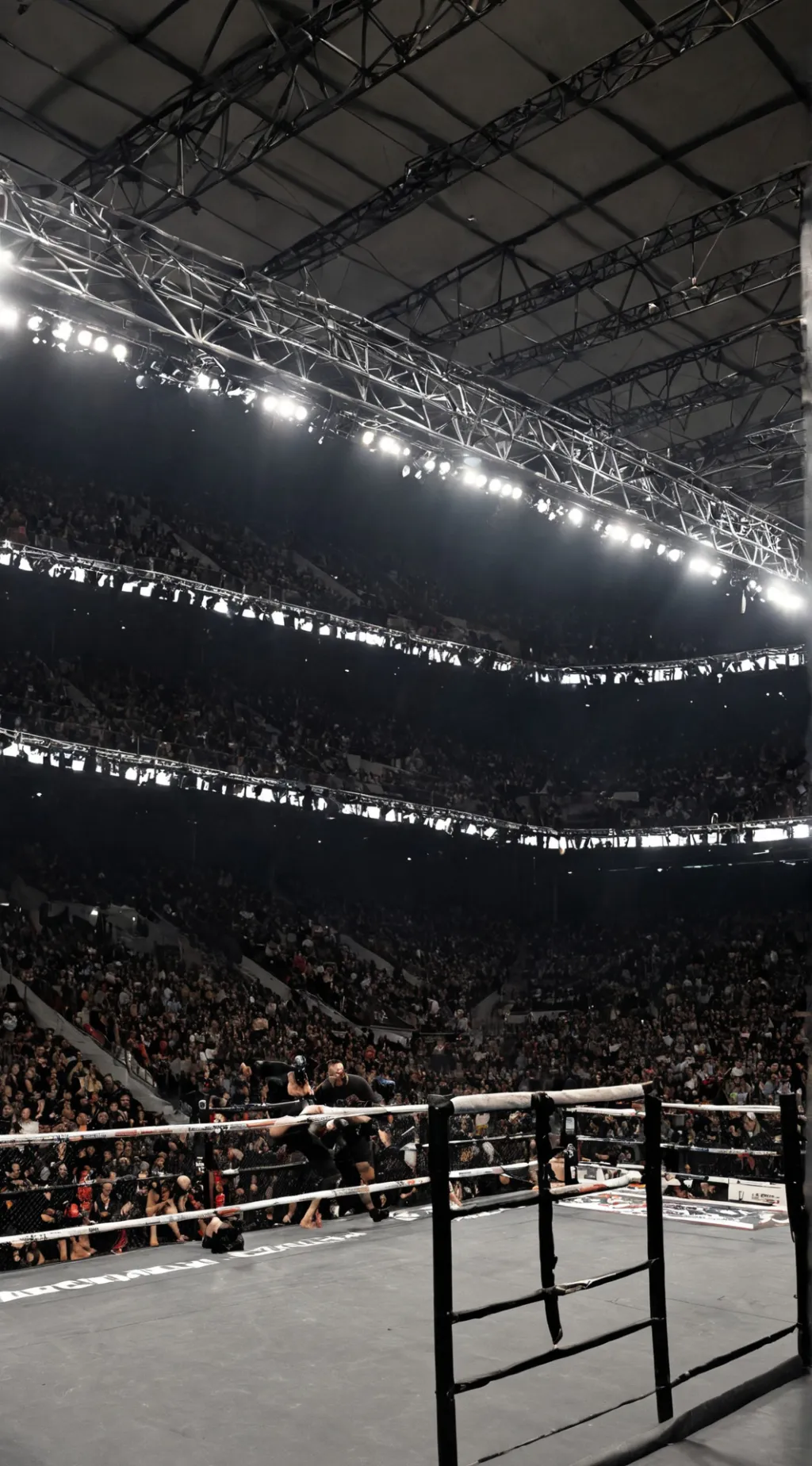 ai character: CARRERA DE MMA background