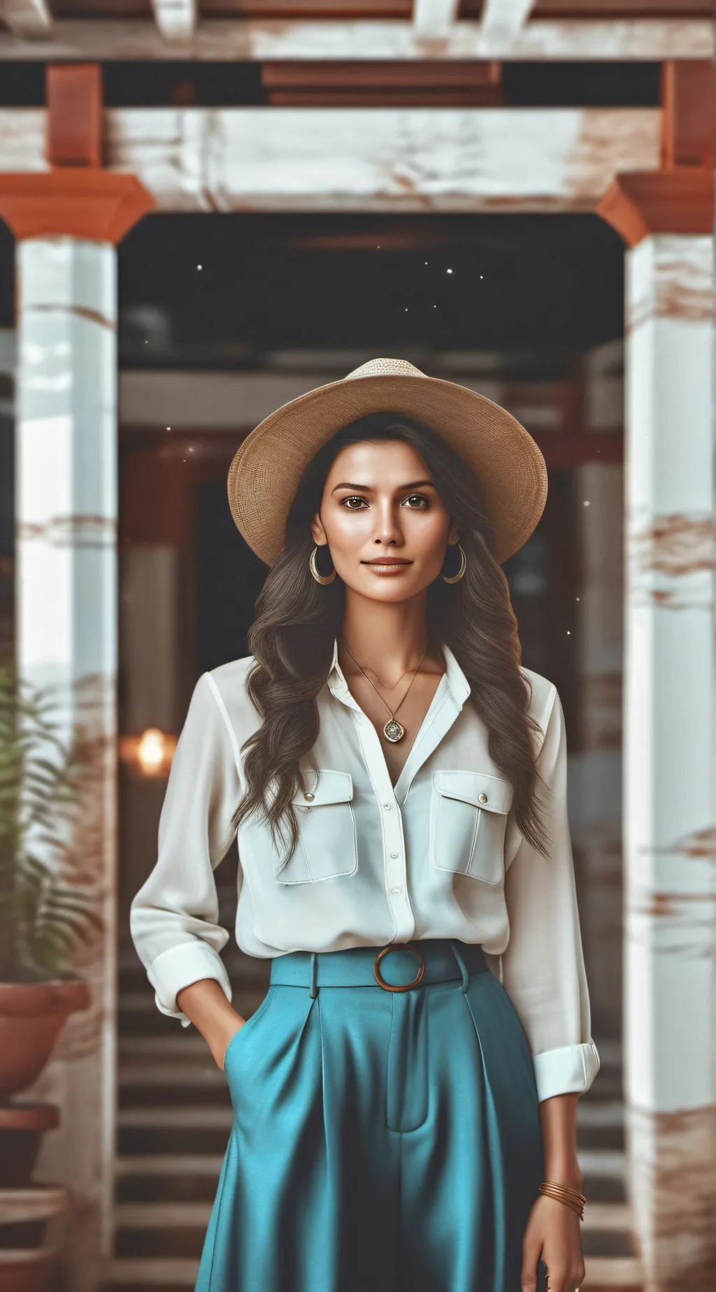 ai character: Jennie  background