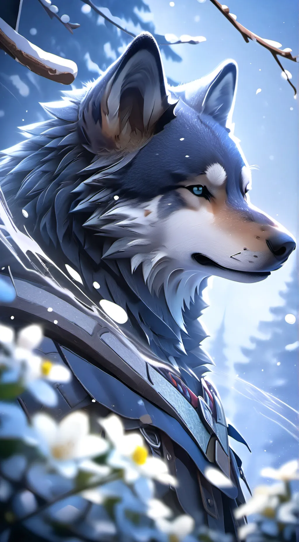 ai character: Furry infection background