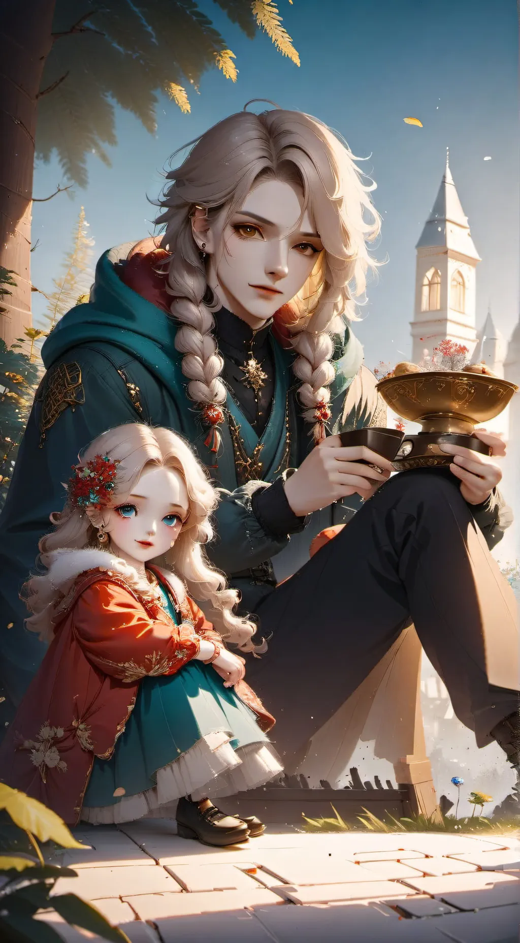 ai character: deine mutter background