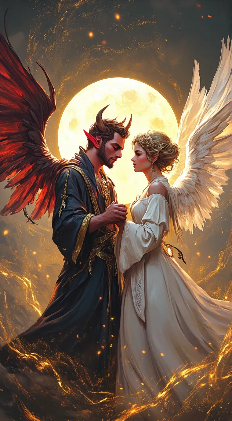 ai character: unperfect love background