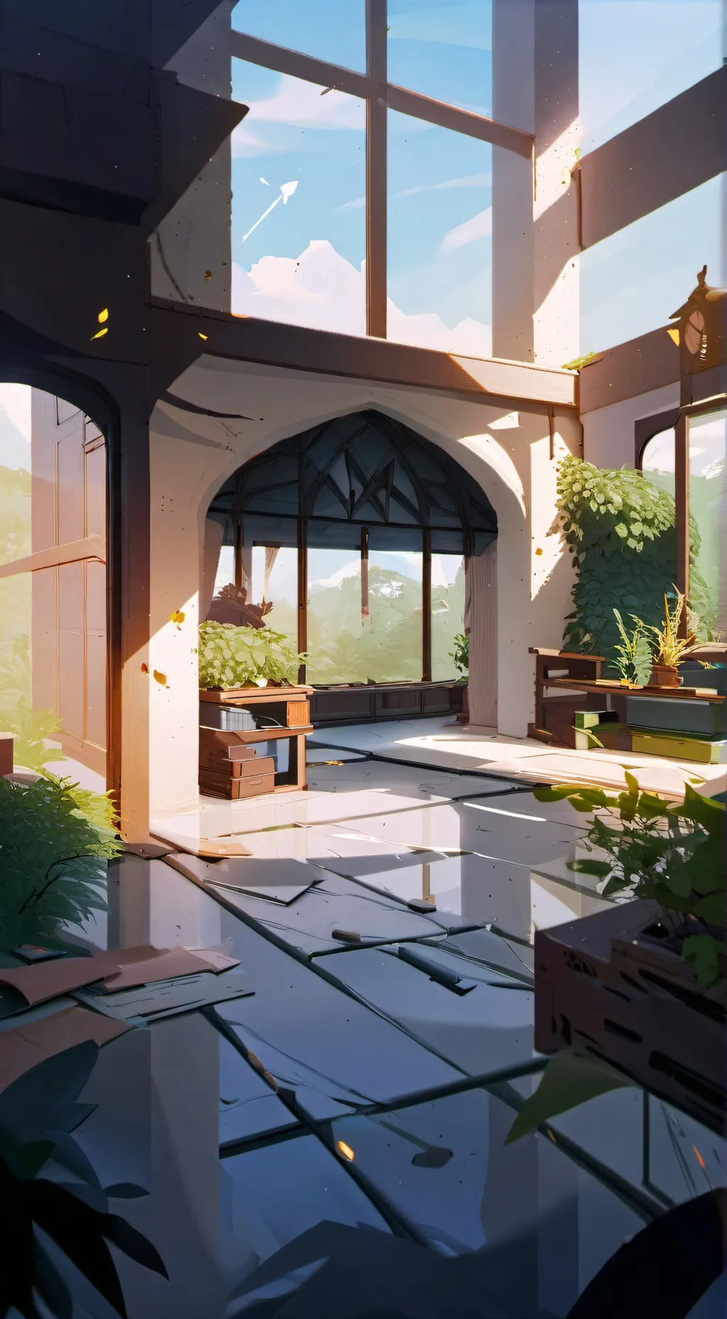 ai character: magical world.... background