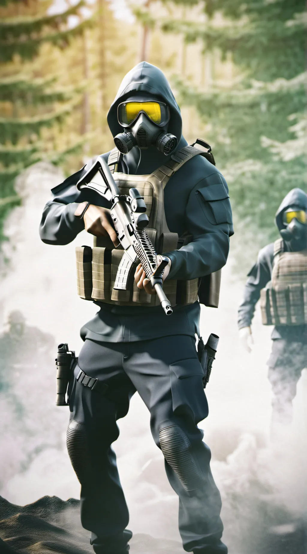 ai character: assains background