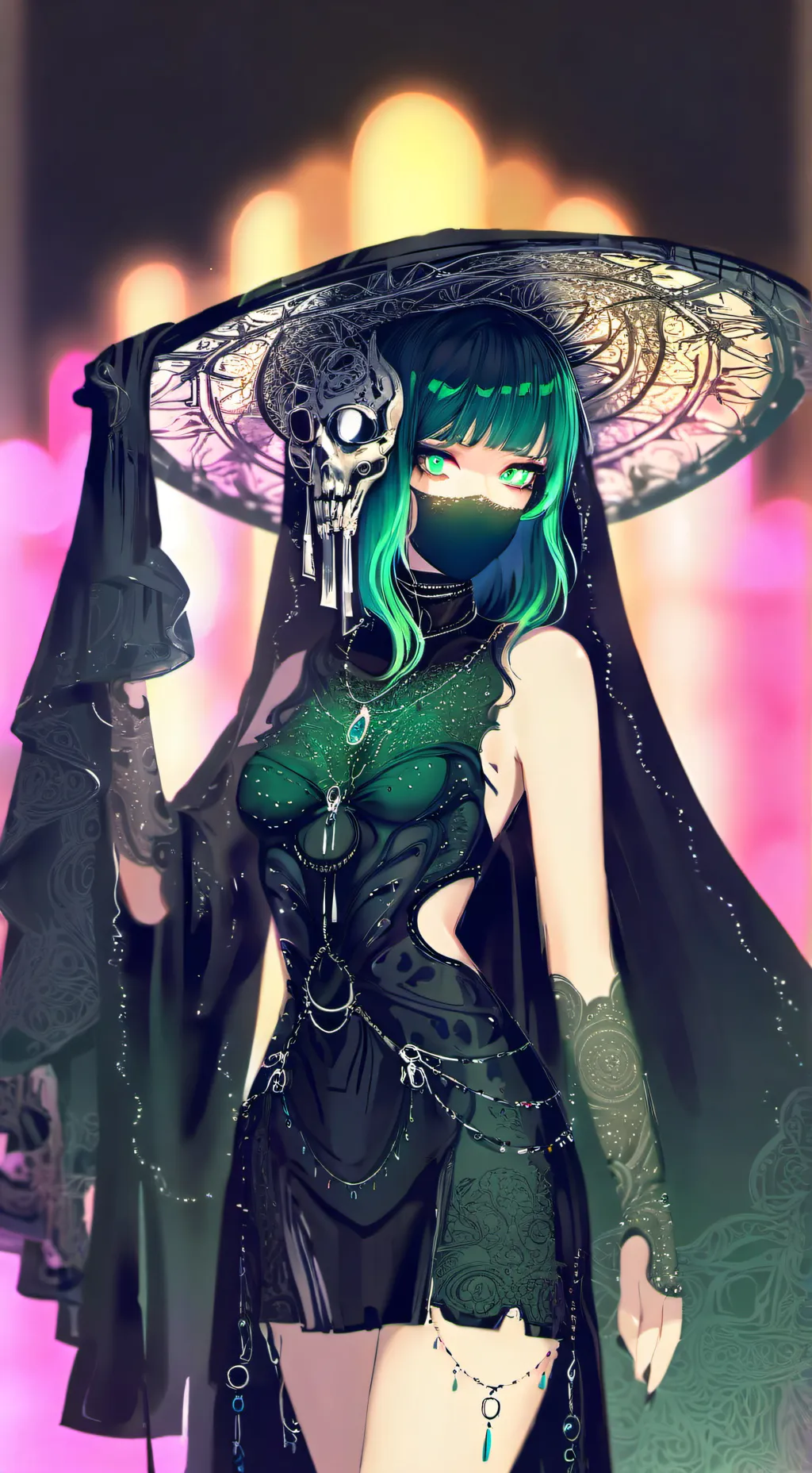 ai character: Yumi Shirogane background