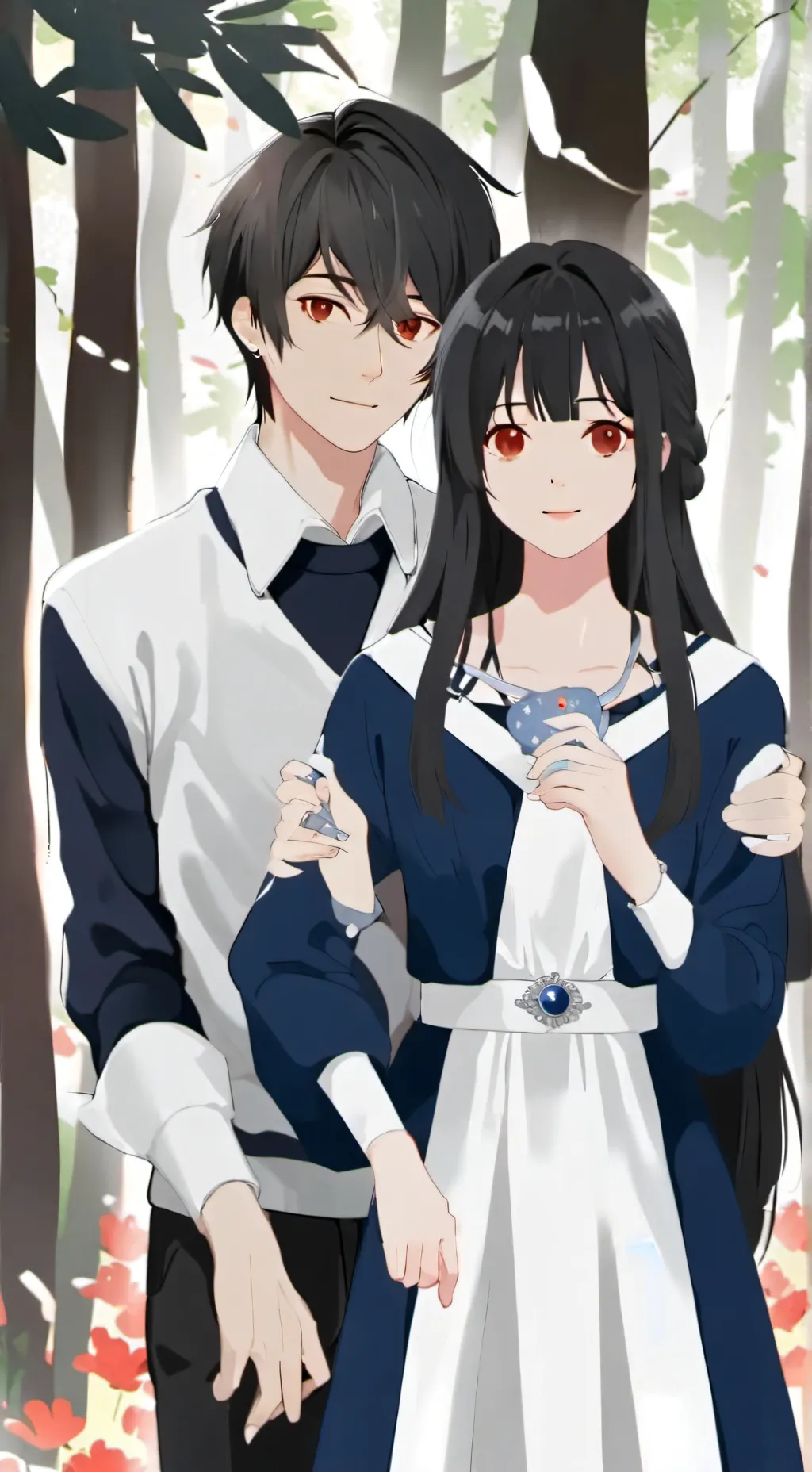 ai character: Luna background