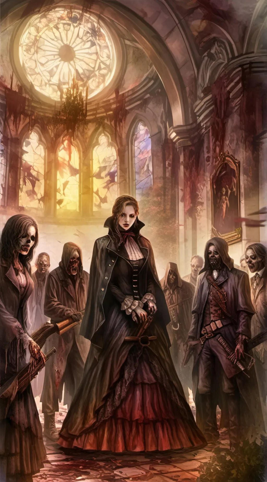 ai character: Mha zombie🧟‍♀️ background