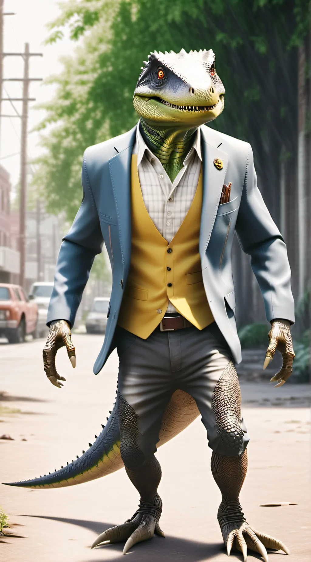 ai character: Roger background