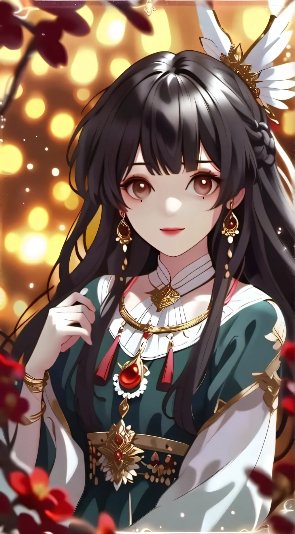 ai character: Marika  background