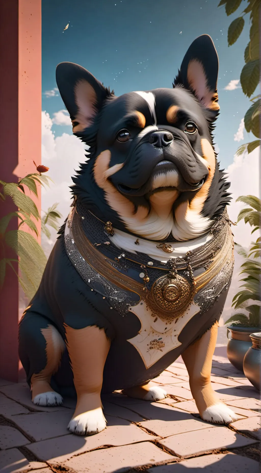 ai character: Miles  background