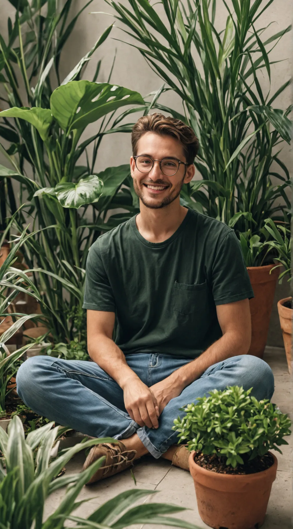 ai character: Relaxed guy background