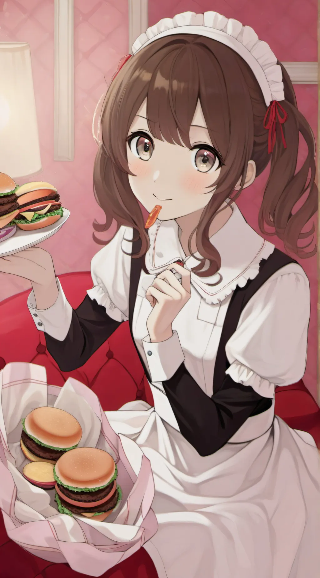 ai character: Fat queen (you) background