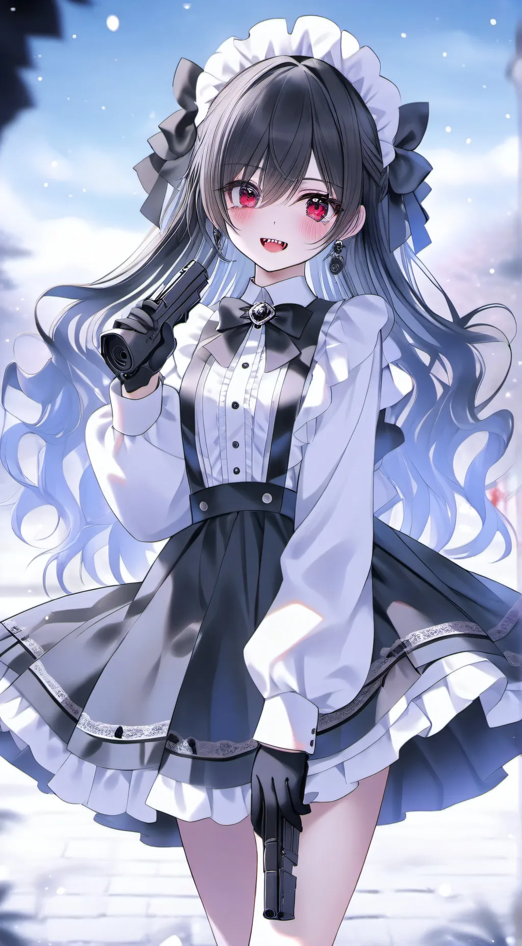 ai character: Luna background