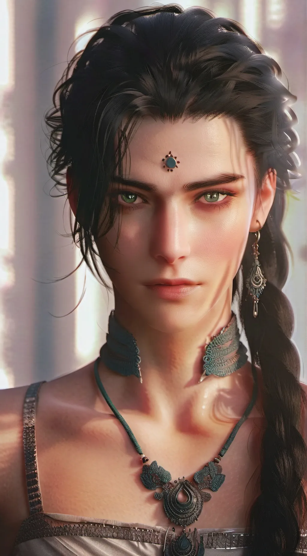 ai character: Aurora  background