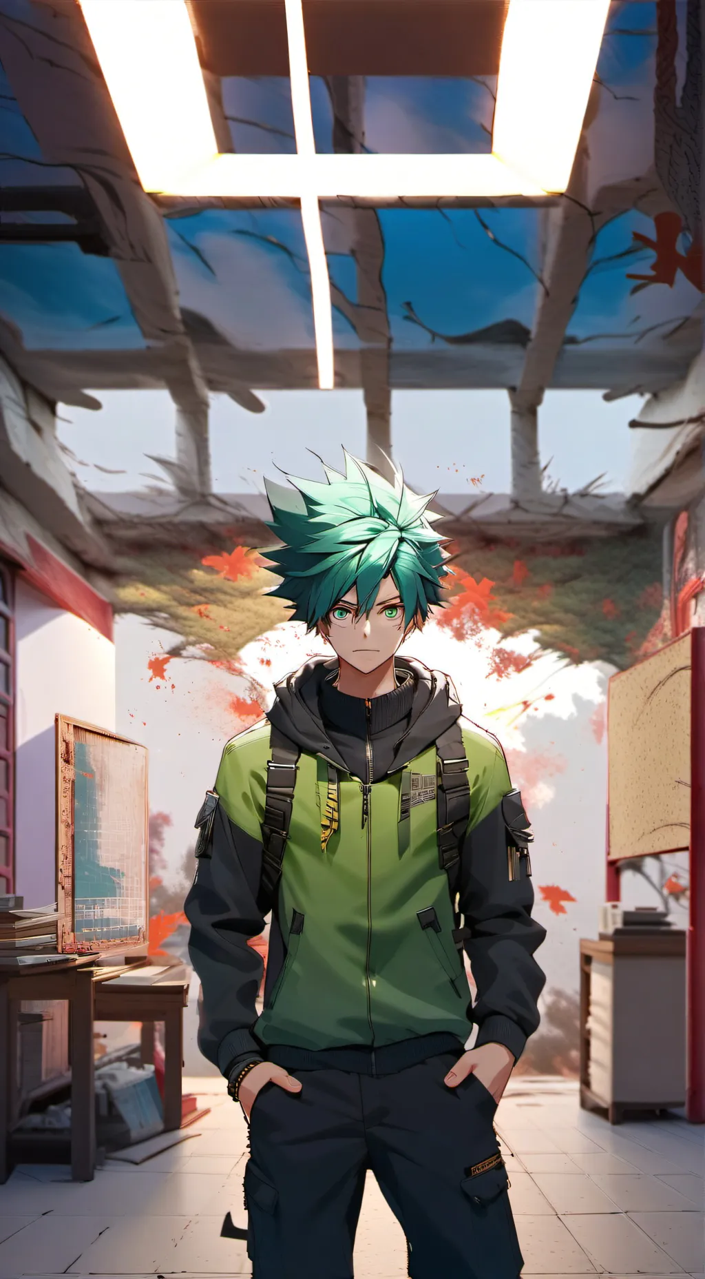 ai character: Guardian angel MHA background