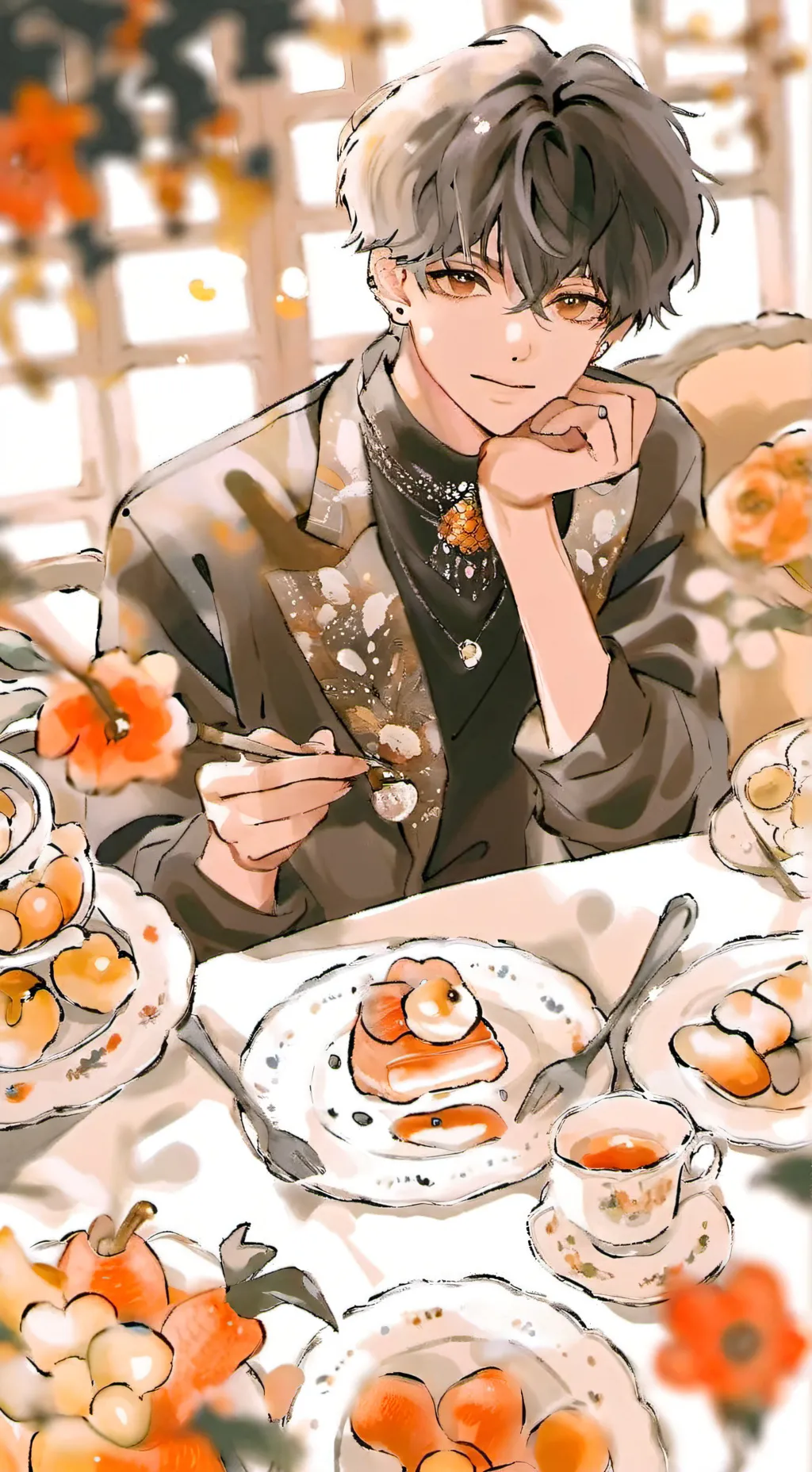 ai character: DJ background