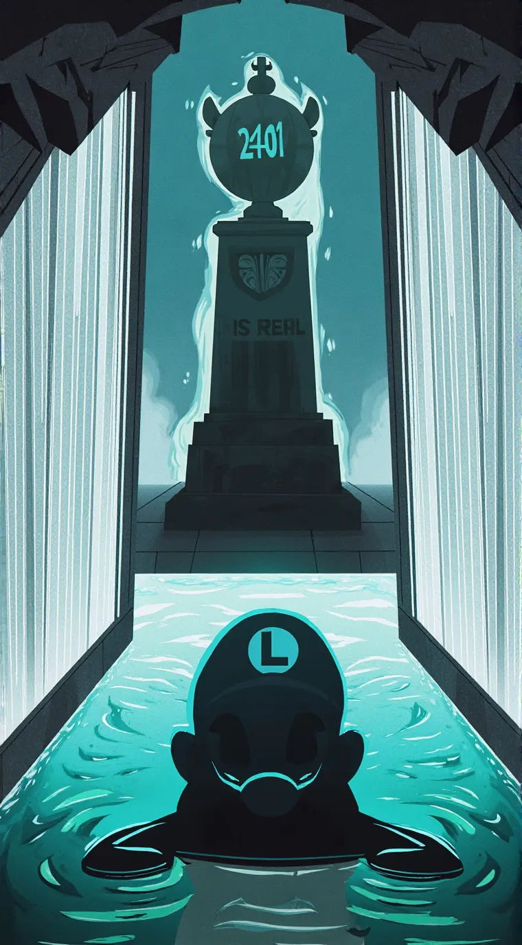 ai character: Classified Luigi background