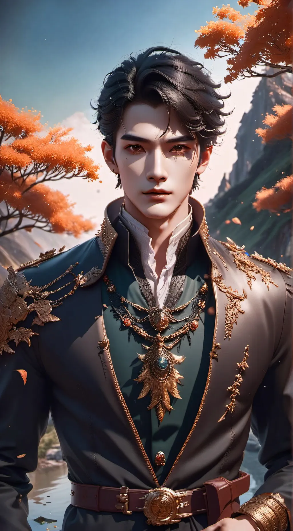 ai character: Question Man background