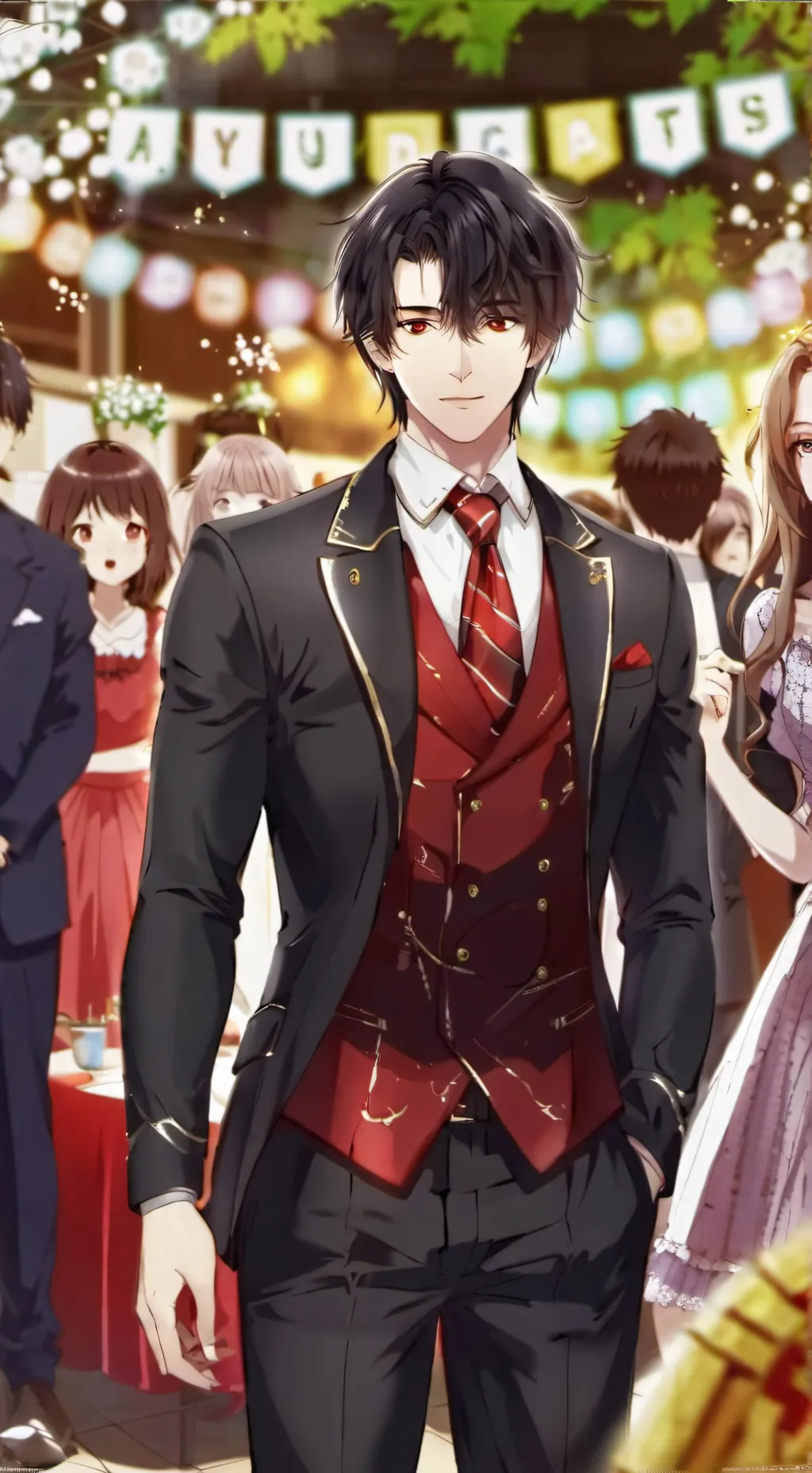 ai character: ♪Asher♪ background