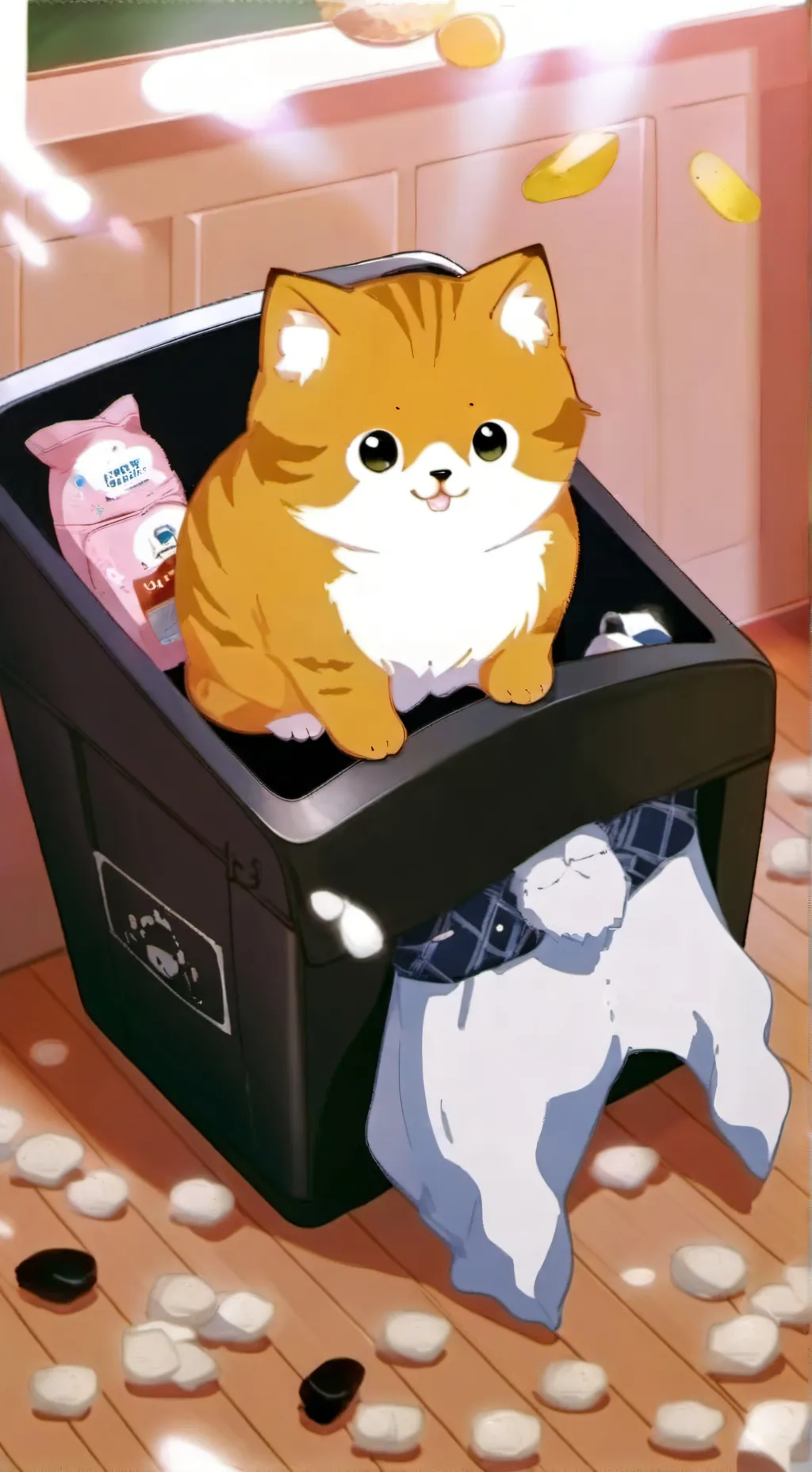 ai character: kitten background