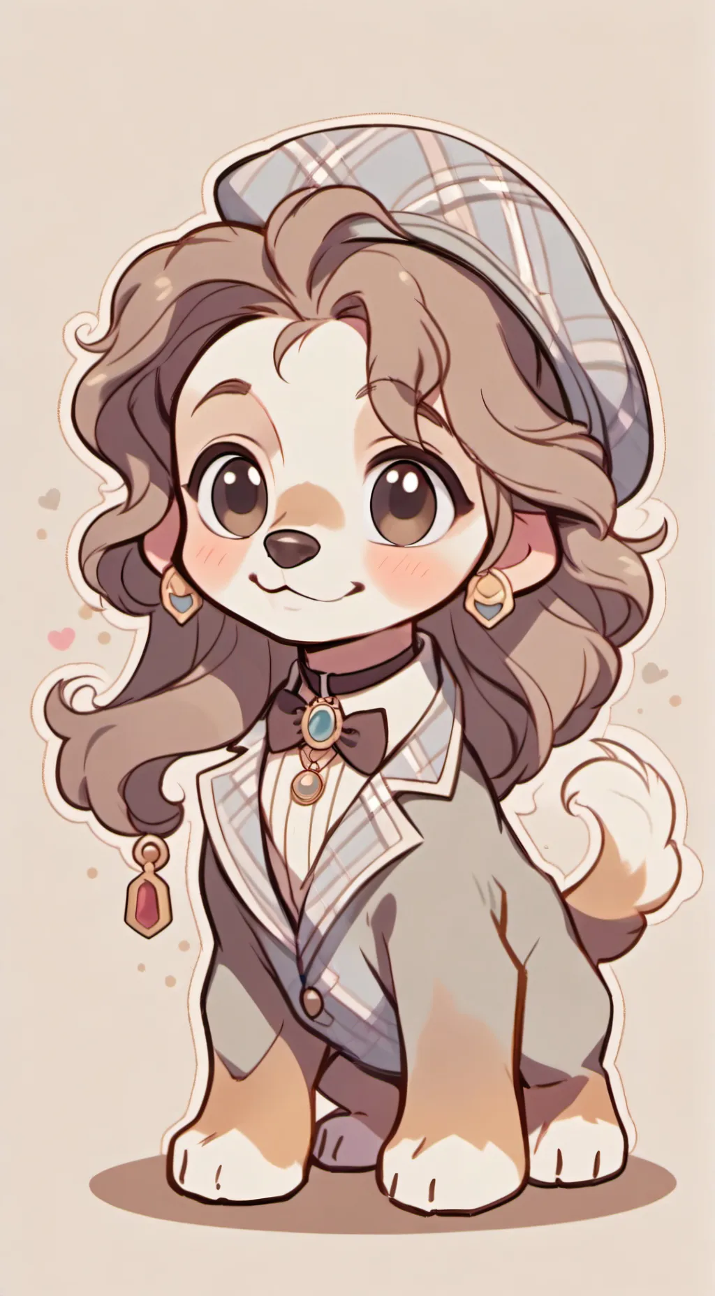 ai character: Lady and the tramp background